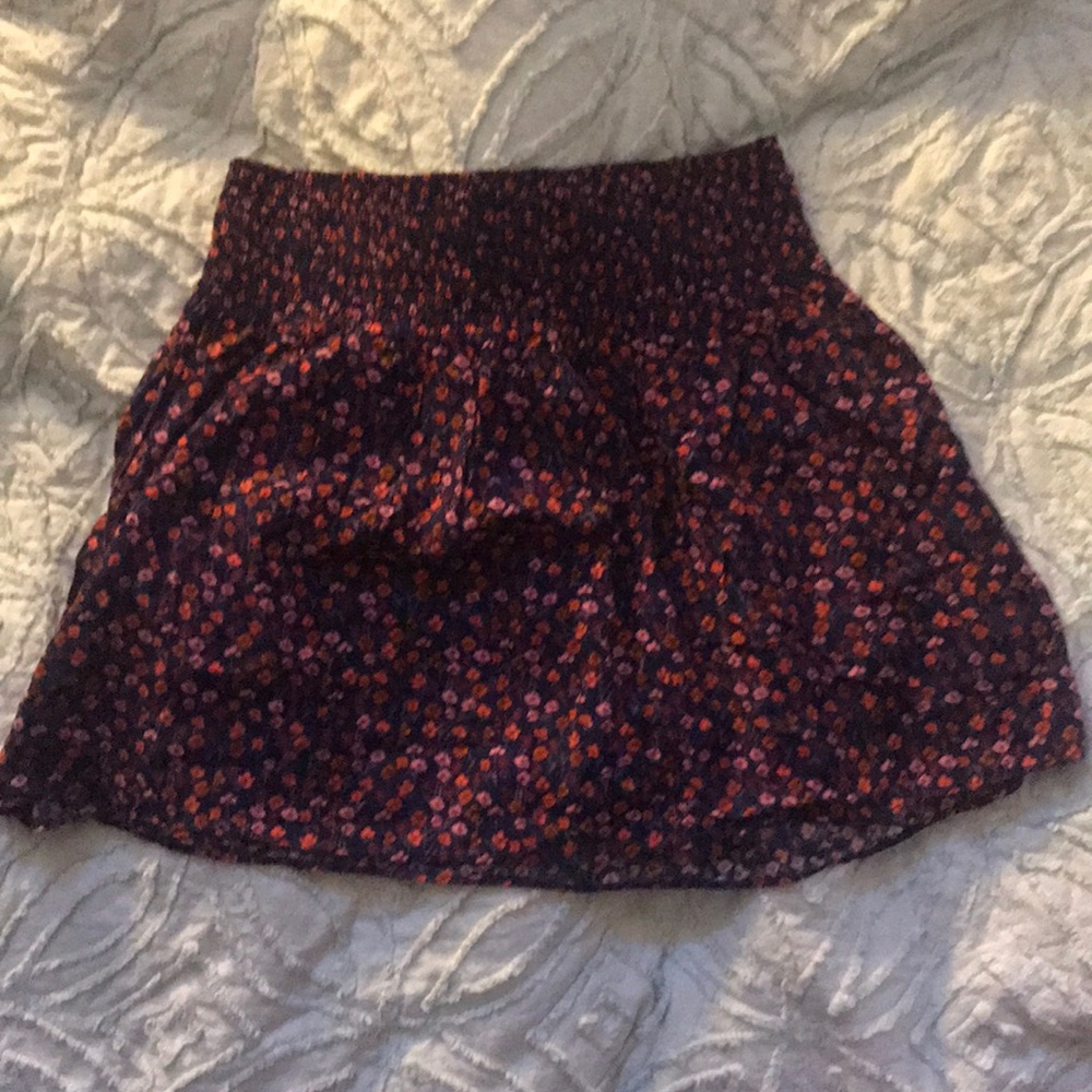 Stretchy Floral Skirt